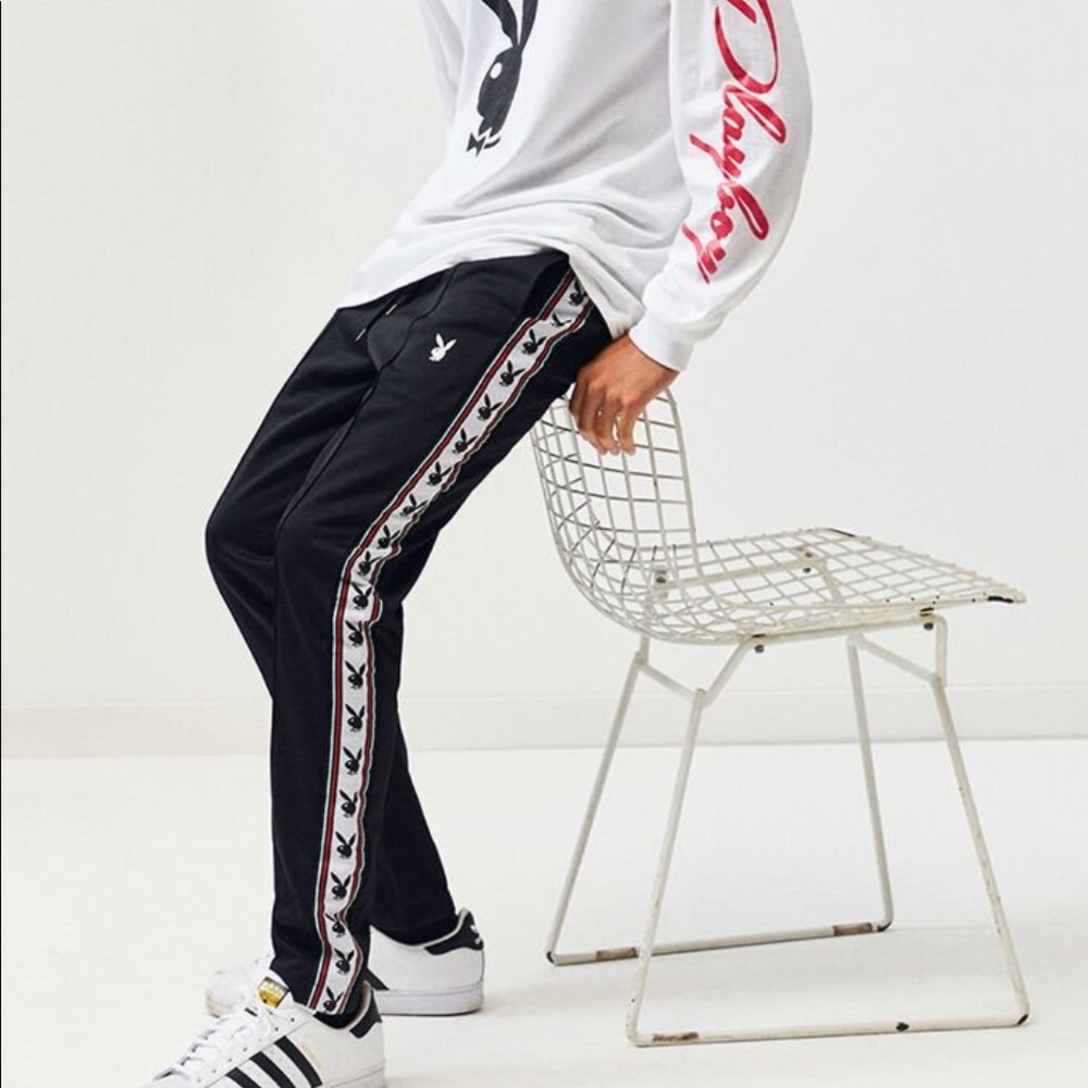 Pacsun X Playboy Taped Tricot Track Pants - Picture 4 of 8